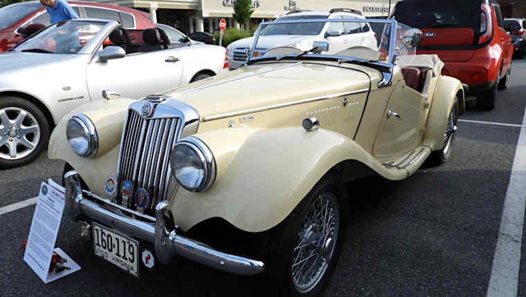 MG TF 1500 at Cars & Coffee Charlottesville, Virginia. Photo credit: Barry Forte