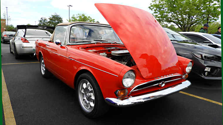 Sunbeam Tiger at Cars & Coffee Charlottesville. Photo credit: Barry Forte