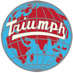 Triumph car "globe" logo