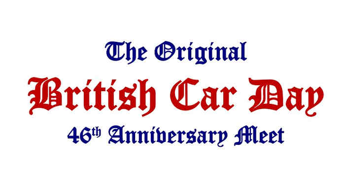 Original British Car Day event poster