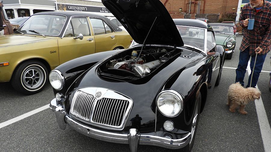 Rare Twin-Cam MGA at Charlottesville Cars & Coffee on 11/2025
